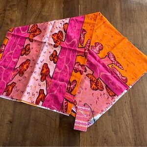 Vibrant Pink and Orange Scarf